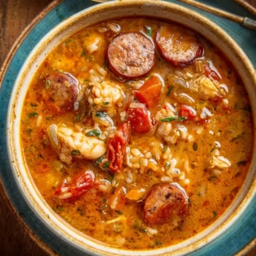 Spicy jambalaya soup with andouille sausage and ch 2026 01 31 141647 819x1024