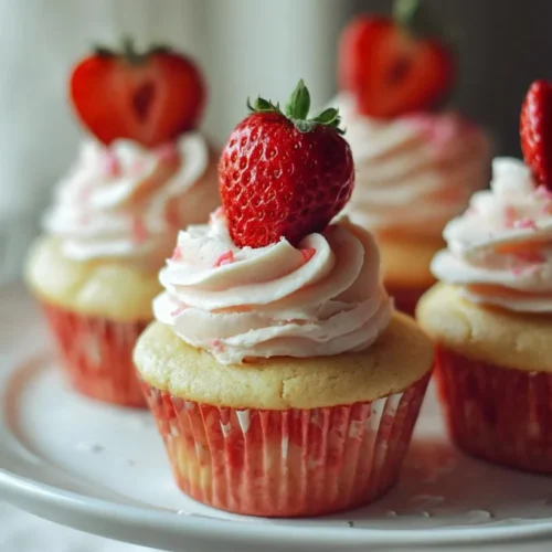 Strawberry Shortcake Cupcakes