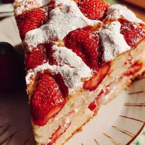 Strawberry Yogurt Cake with Lemon 2 Strawberry Yogurt Cake with Lemon