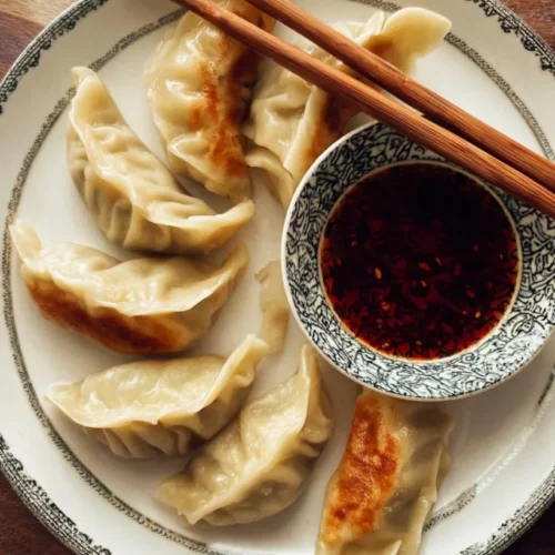 Vegetable Potstickers with Shiitake and Tofu 2 Vegetable Potstickers with Shiitake and Tofu