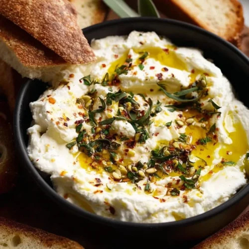 Whipped Feta Dip with Honey and Pistachios