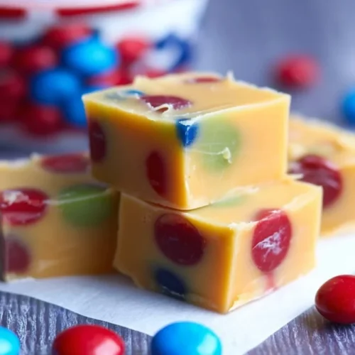 White Chocolate Rainbow Fudge 2 White Chocolate Rainbow Fudge