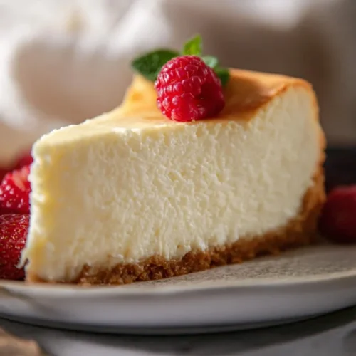 Cheesecake with Graham Cracker Crust 2 Cheesecake with Graham Cracker Crust