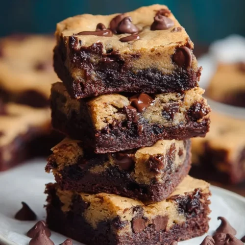 Chocolate Chip Cookie Brownies 2 Chocolate Chip Cookie Brownies