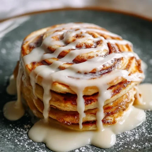 Cinnamon Roll Pancakes