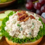 Delicious Copycat Classic Carol Chicken Salad recipe served in a bowl