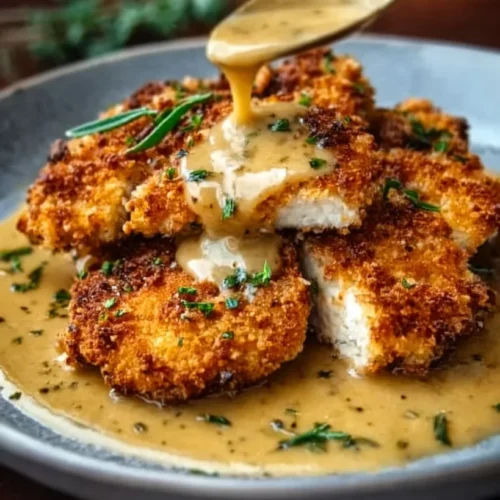 Crispy parmesan chicken with a rich garlic sauce 2026 02 13 143708 819x1024