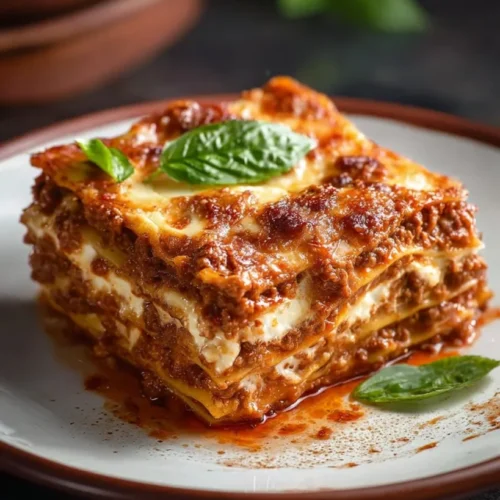 Ricotta Lasagna with Marinara 2 Ricotta Lasagna with Marinara