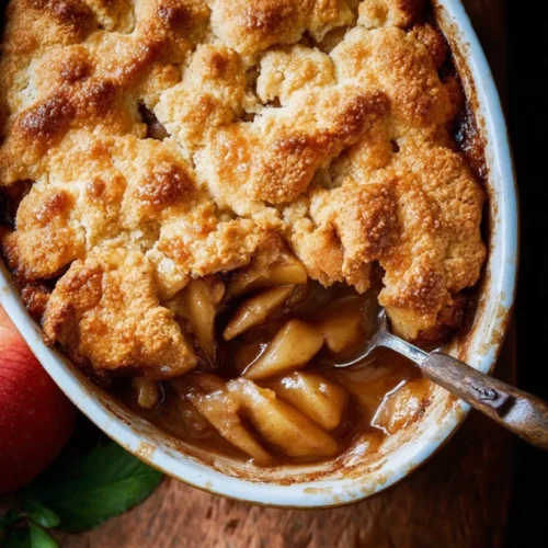 Brown Sugar Apple Cobbler