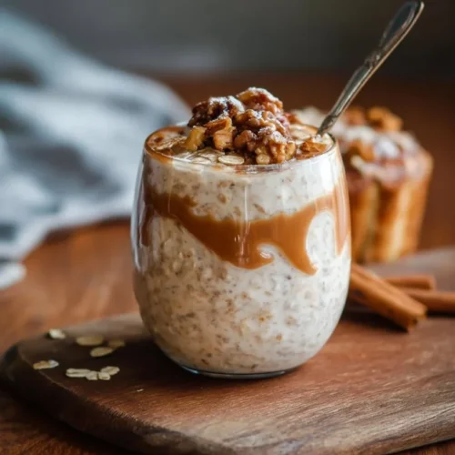 Cinnamon Roll Overnight Oats