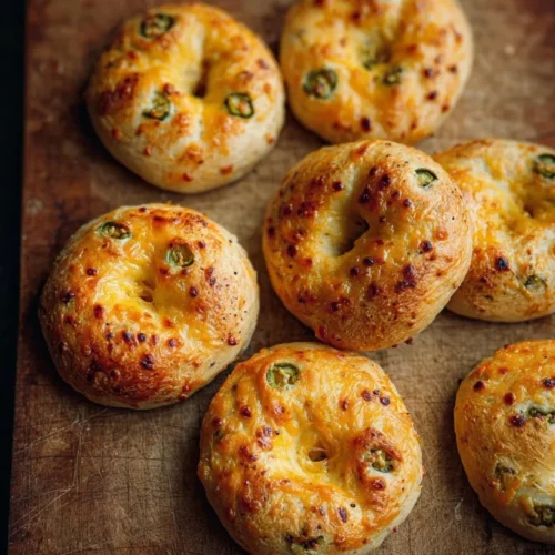 Jalapeno Cheddar Sourdough Bagels 2 Jalapeno Cheddar Sourdough Bagels