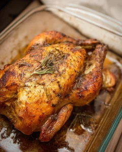 Sage Roasted Whole Chicken