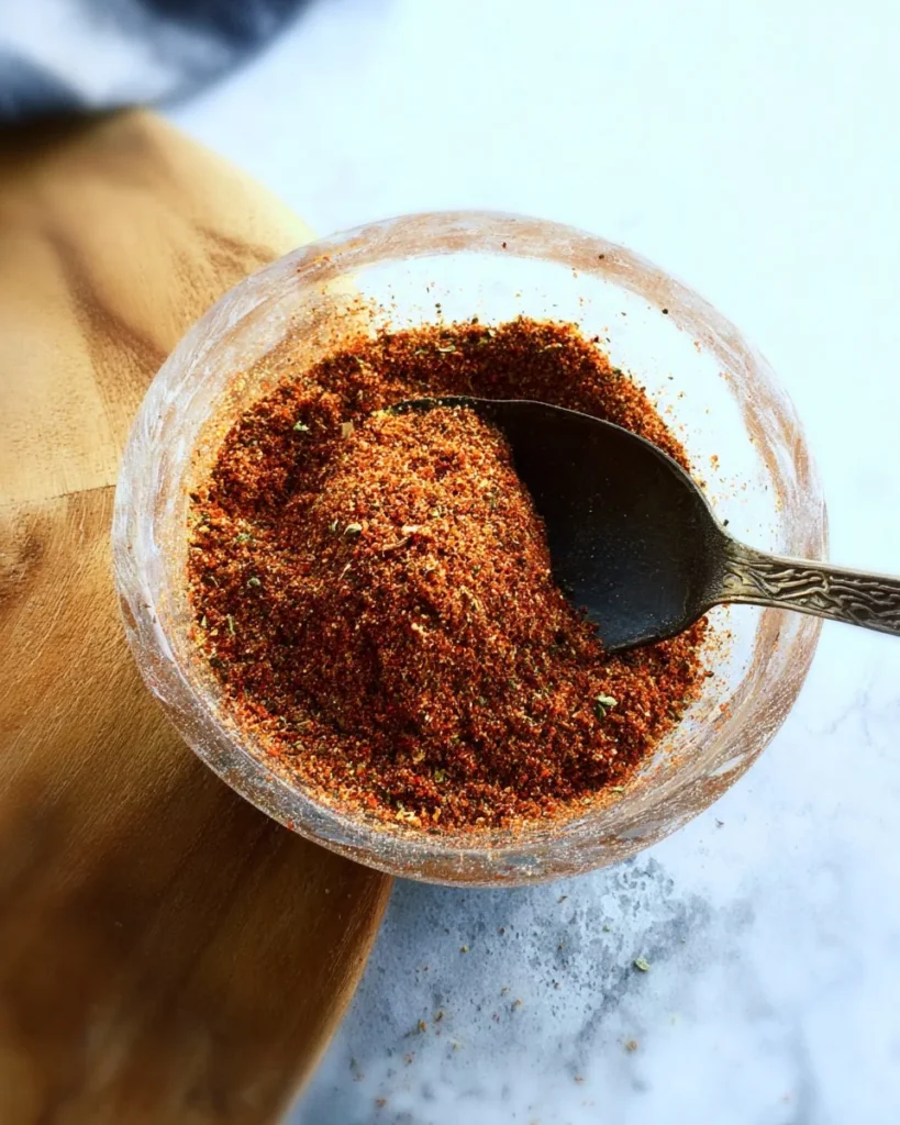 Homemade taco seasoning ingredients for delicious tacos
