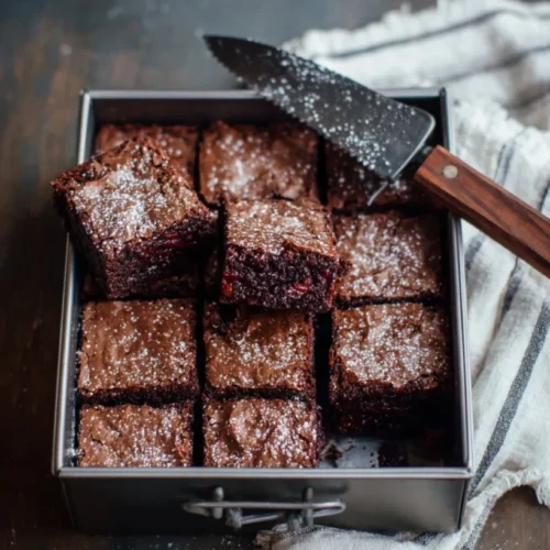 Boxed Style Brownies from Scratch 2 Boxed Style Brownies from Scratch