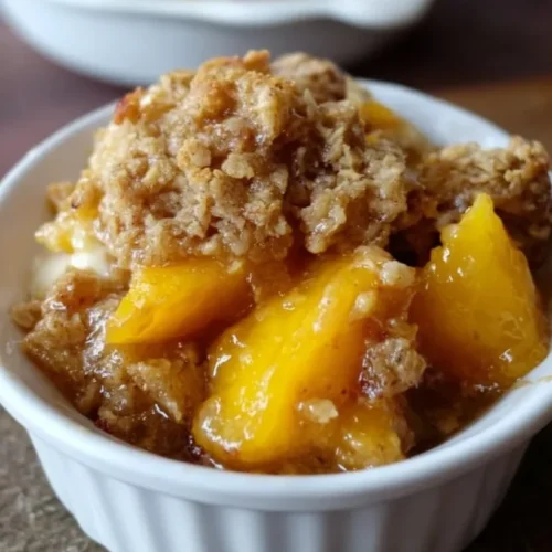 Easy Peach Crisp 2 Easy Peach Crisp