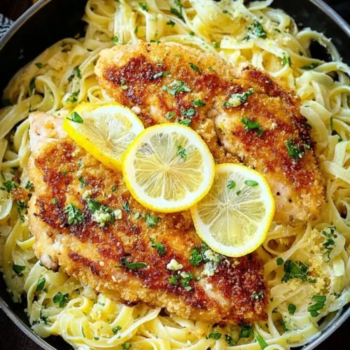 Lemon Garlic Romano Chicken with Pasta 2 Lemon Garlic Romano Chicken with Pasta