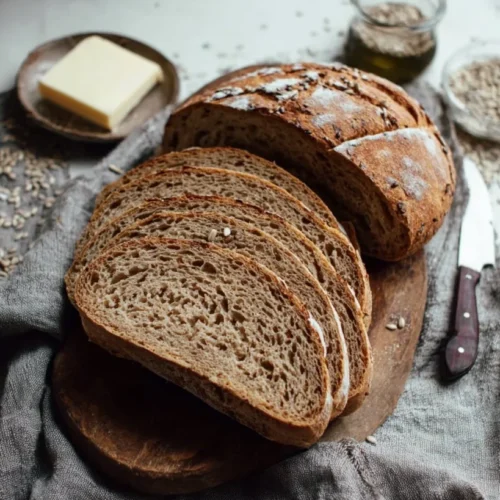 Lithuanian Bread with Rye and Molasses
