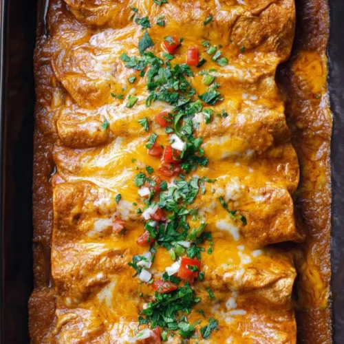 Loaded Beef and Bean Enchiladas