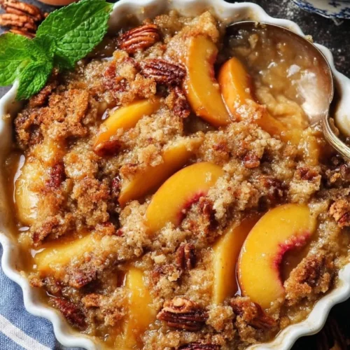 Oat Pecan Peach Cobbler 2 Oat Pecan Peach Cobbler
