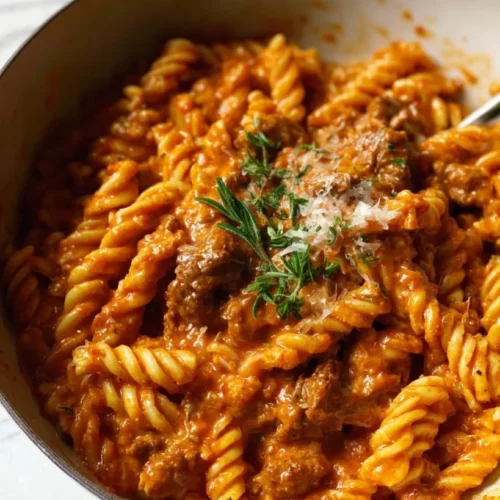 One pot creamy tomato beef pasta recipe 2026 04 05 154625 819x1024