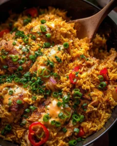 Paprika Chicken and Rice with Peas