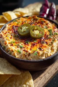 Roasted Jalapeno Cream Cheese Dip with BBQ Swirl