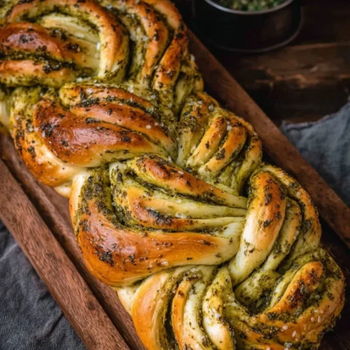Savory braided pesto bread recipe from scratch 2026 04 23 142956 819x1024