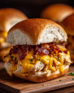 Creamy Crack Chicken Bacon Cheddar served in a bowl with toppings