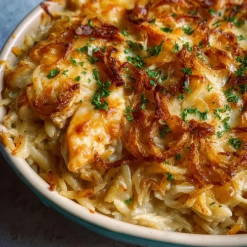 French onion chicken orzo casserole 2026 05 18 150923 819x1024