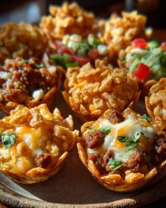 Zesty party nibbles cups filled with colorful ingredients for tasty snacks