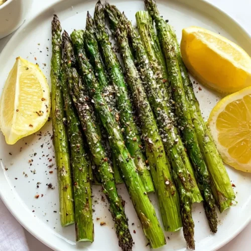 Air Fryer Asparagus with Garlic and Lemon 2 Air Fryer Asparagus with Garlic and Lemon