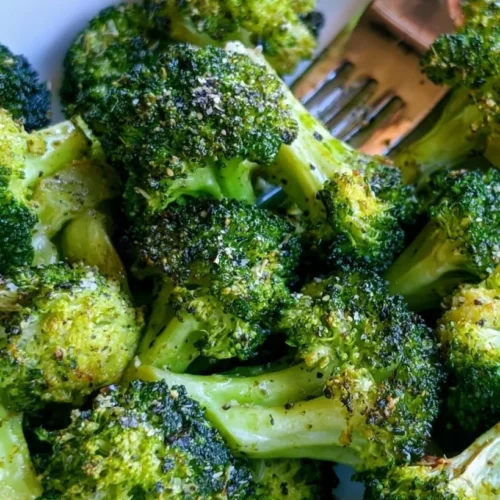 Air Fryer Broccoli with Parmesan and Lemon 2 Air Fryer Broccoli with Parmesan and Lemon