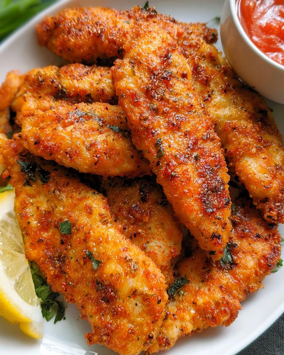 Air Fryer Chicken Tenders - Low-Carb and Gluten-Free 7 Air Fryer Chicken Tenders - Low-Carb and Gluten-Free Recipe