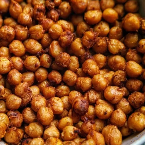 Crispiest Air Fryer Chickpeas 2 Crispiest Air Fryer Chickpeas