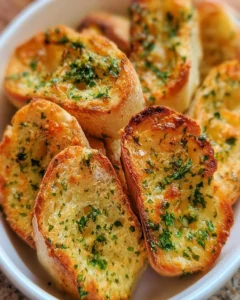 Air Fryer Garlic Bread Slices