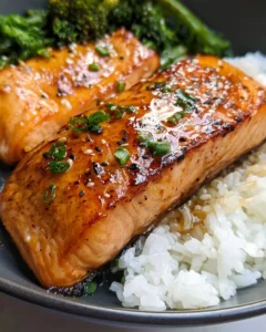 Air Fryer Honey Garlic Salmon