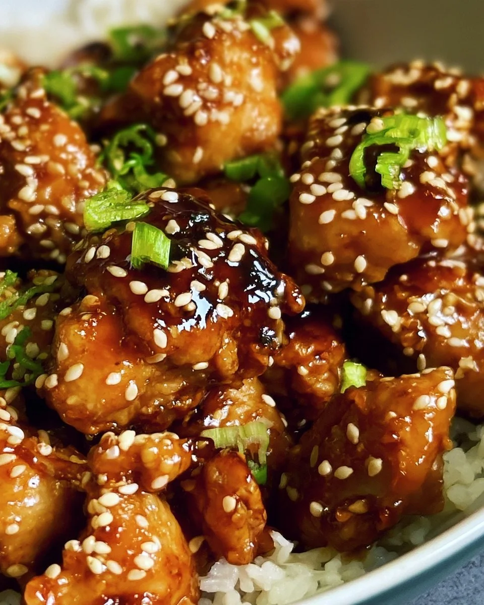 Crispy Air Fryer Sesame Chicken 1 Crispy Air Fryer Sesame Chicken