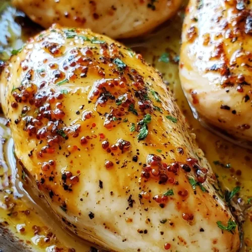 Baked Honey Mustard Chicken Breasts 2 Baked honey mustard chicken breasts with glaze