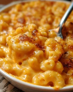 Baked Three Cheese Mac and Cheese