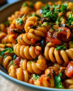 One-Pot Black Bean Taco Pasta