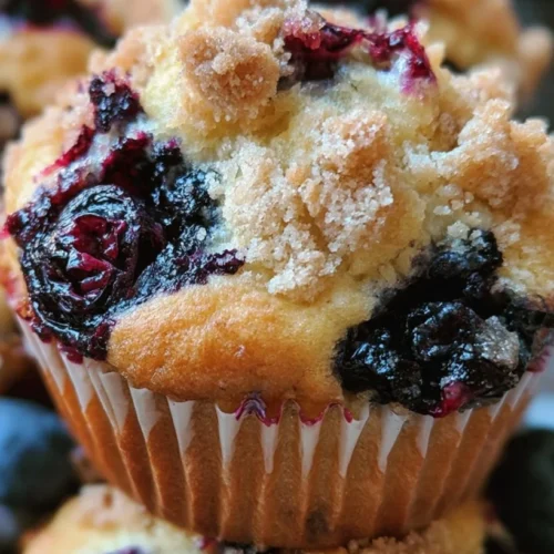 Blueberry Crumble Muffins 2 Blueberry Crumble Muffins