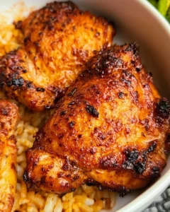 Brown Sugar Air Fryer Chicken Thighs