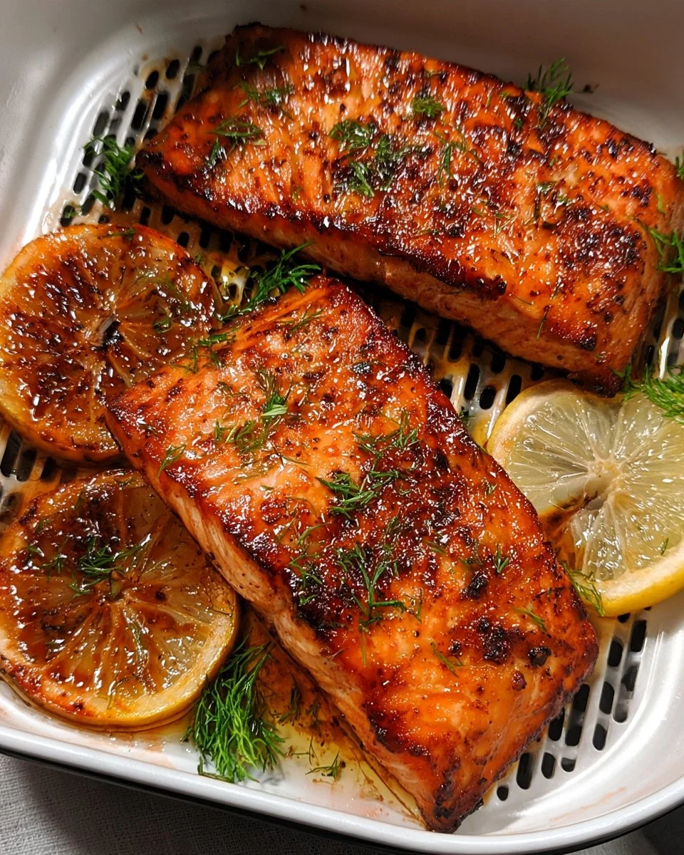 Brown Sugar Air Fryer Salmon 4 Brown Sugar Air Fryer Salmon