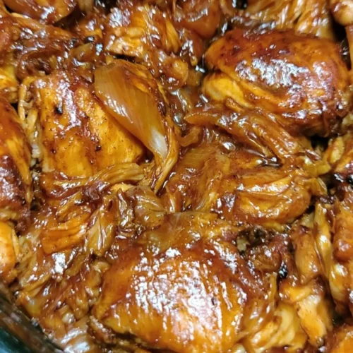 Brown Sugar Mustard BBQ Chicken in the Crock Pot 2 Brown Sugar Mustard BBQ Chicken in the Crock Pot