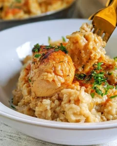 Butter Chicken Rice Casserole