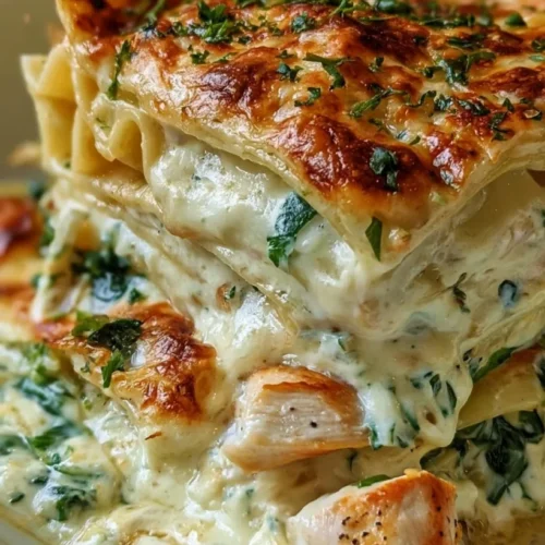 Chicken Alfredo Lasagna with Rotisserie Chicken 2 Chicken Alfredo Lasagna with Rotisserie Chicken