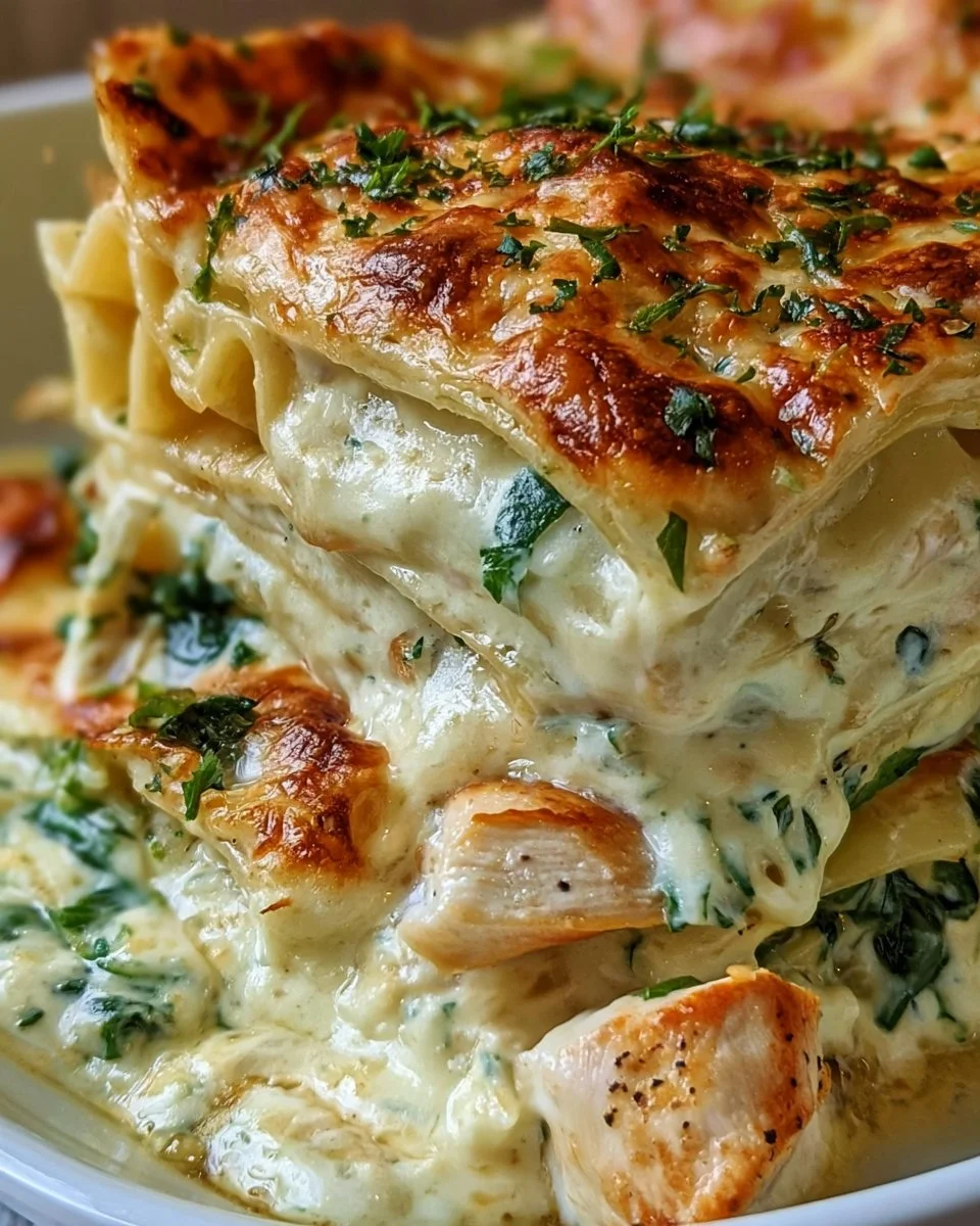 Chicken Alfredo Lasagna with Rotisserie Chicken 1 Chicken Alfredo Lasagna with Rotisserie Chicken
