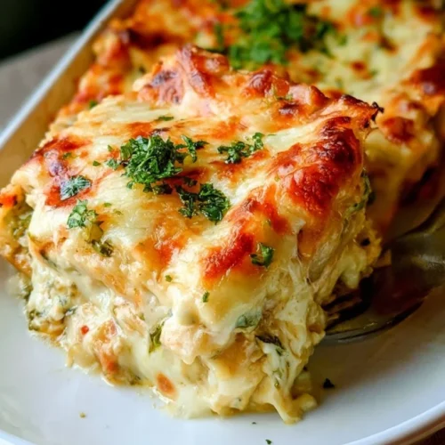 Cheesy Chicken Spinach Lasagna 2 Cheesy Chicken Spinach Lasagna