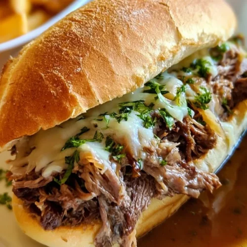 Slow Cooker Chuck Roast French Dip Sandwiches 2 Slow Cooker Chuck Roast French Dip Sandwiches