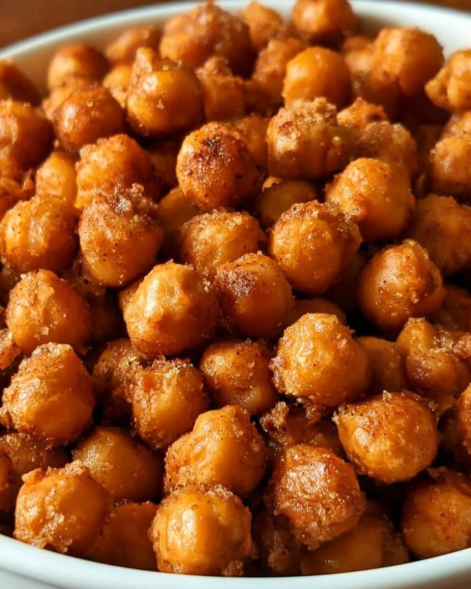 Air Fryer Cinnamon Sugar Chickpeas 3 Air Fryer Cinnamon Sugar Chickpeas